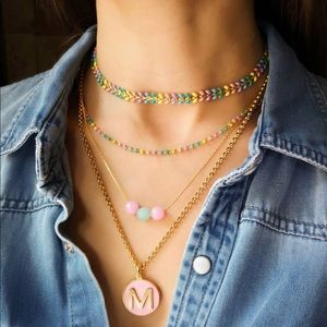 colored choker